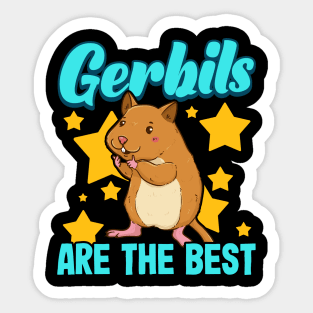 Cute & Funny Gerbils Are The Best Pet Owners Sticker